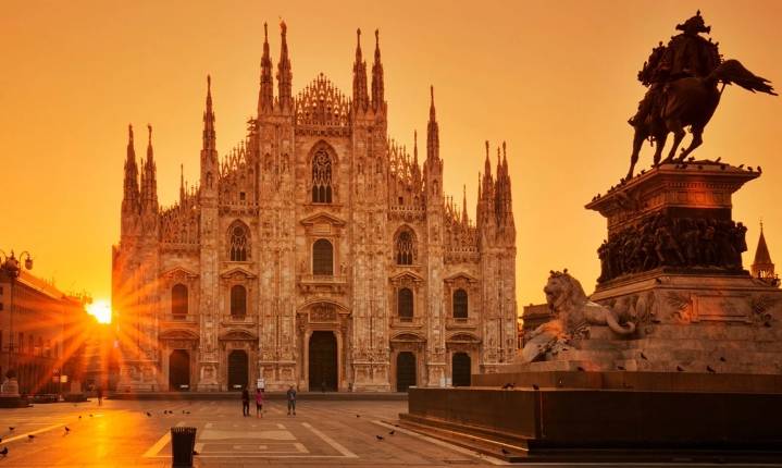 Vuelos de Badajoz a Milán en Semana Santa 2026