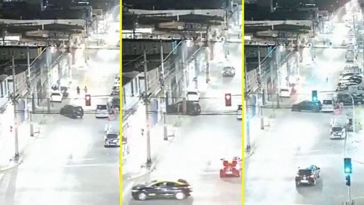 Manejaba en estado de ebriedad: Cámaras captan a conductora que chocó cuatro veces en Iquique