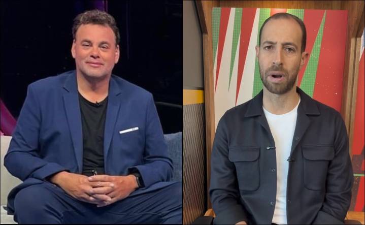 David Faitelson y Emilio Azcárraga dan la bienvenida a Mauricio Ymay a Televisa