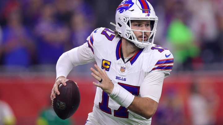 Bills' Josh Allen injured on huge hit from Will Anderson Jr. against Texans