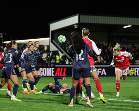 Russo double secures tight turnaround for Arsenal against Real Madrid in WCL