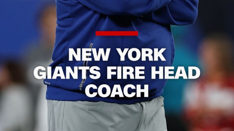 New York Giants fire head coach