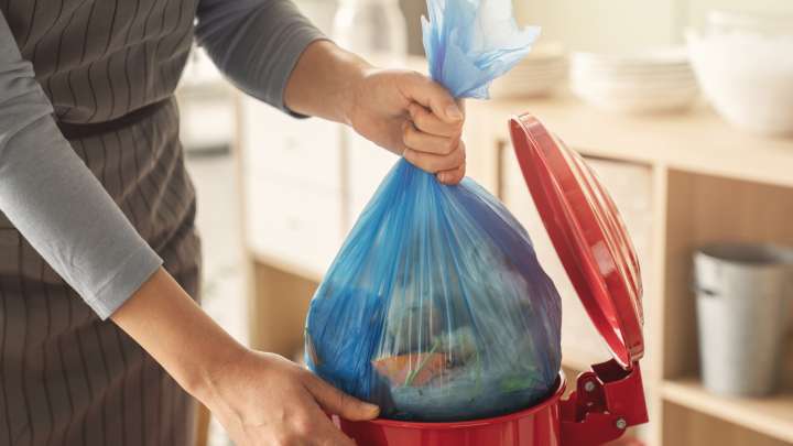 Say Goodbye To The Eyesore Of Indoor Trashcans With Something You Already Have