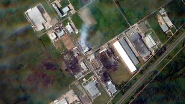 Comenzaron las pericias por el incendio en el Polígono de Ezeiza