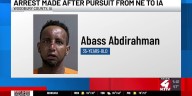 A pursuit through Iowa and Nebraska lands one in jail