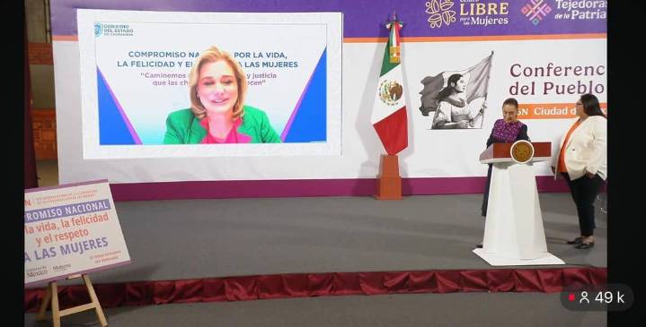 Maru Campos se suma al Compromiso nacional por la vida, la felicidad y el respeto hacia las mujeres