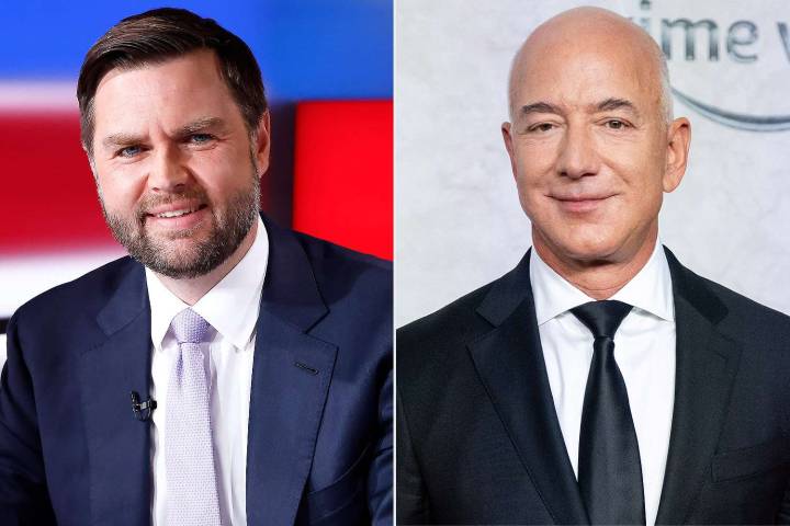 JD Vance Texted Jeff Bezos to Employ Right-Wing Journalist at Washington Post