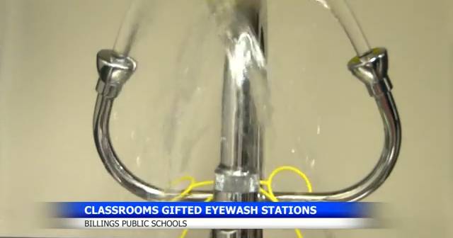 Billings schools add eye-wash stations to boost student safety