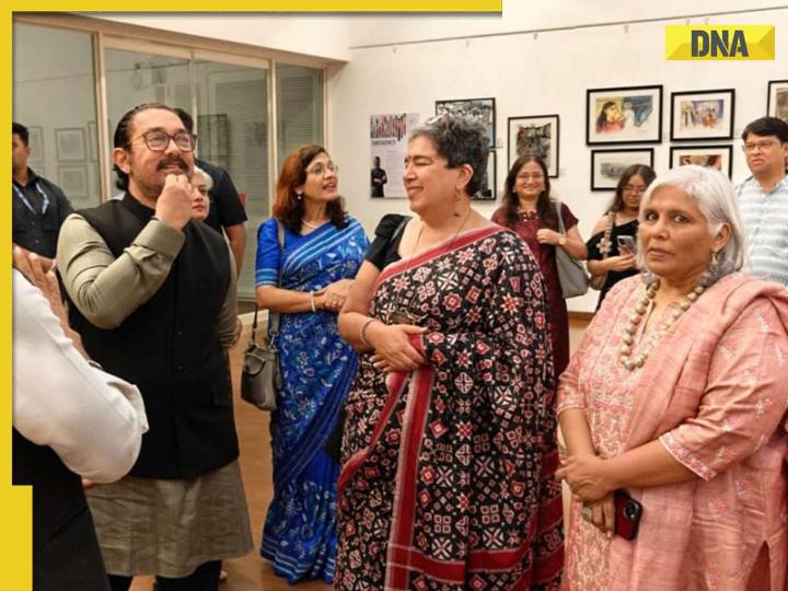 Aamir Khan supports first wife Reena Dutta at her art exhibition