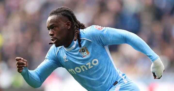 One change as Frank Lampard names his Coventry City team to face Middlesbrough