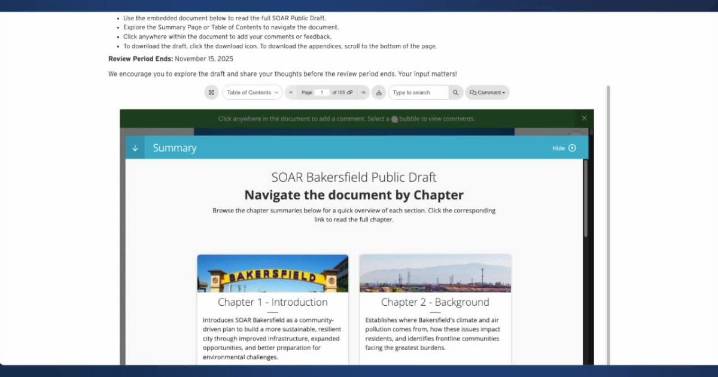 City releases SOAR sustainability report for public review and feedback