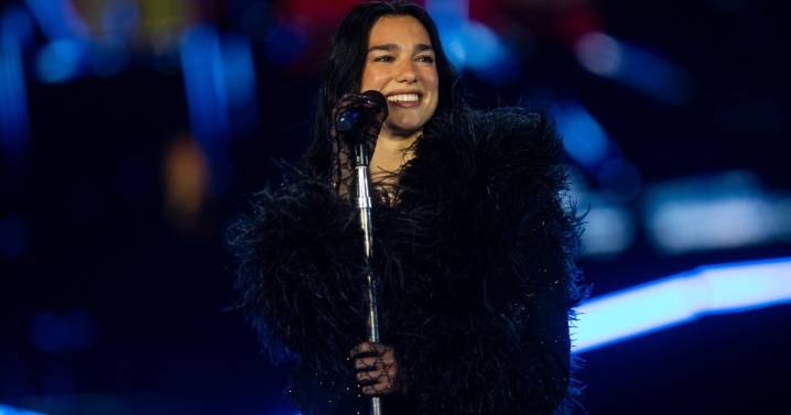 Dua Lipa's Red Lace Top Look Deserves Second Glance