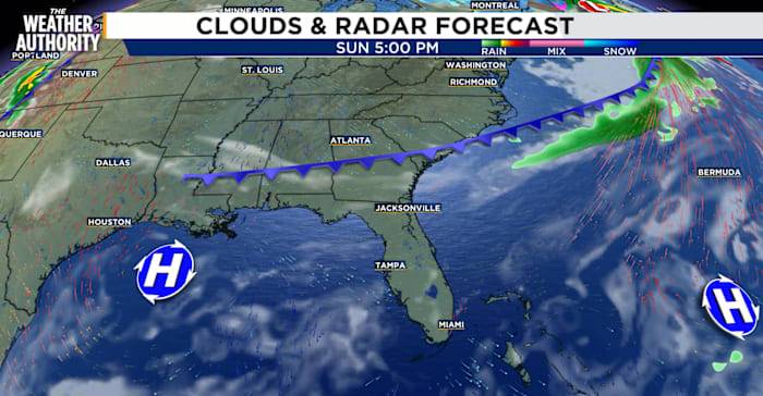High Pressure Brings Sunshine and Warm Temperatures
