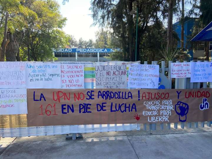 Rompen diálogo estudiantes de la UPN Ajusco y la SEP; el paro cumple 26 días