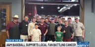 Treat of the Day: Members of the Aggie baseball team contribute to profit sharing event at C&J Barbeque