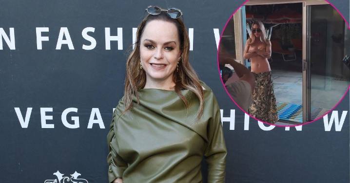 Topless Taryn Manning Strips Down in Bizarre Video During Private Art Show