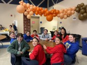 Western Reserve Elementary students hold Thanksgiving dinner for veterans, first responders