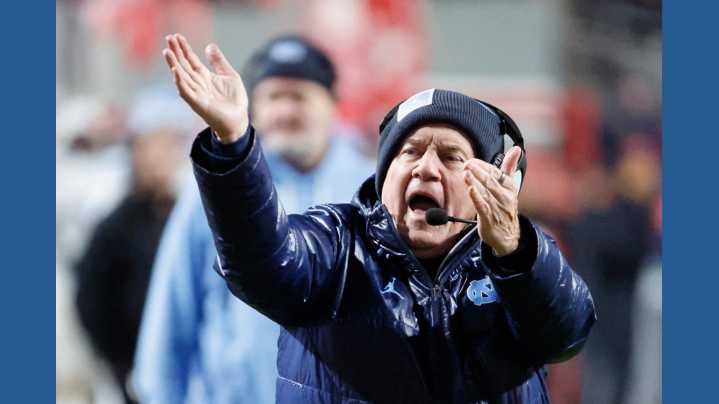 Bill Belichick's 1st season at North Carolina ends in a rivalry loss at NC State