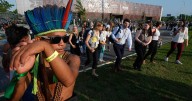 Climate protesters march on COP30 with costumes and drums demanding to be heard