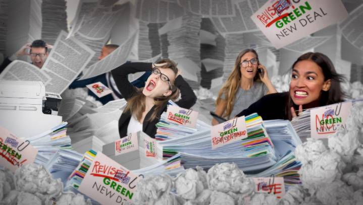 Carbon Footprint Of Green New Deal Reaches Dangerous Levels As Staffers Forced To Furiously Print Revised Copies
