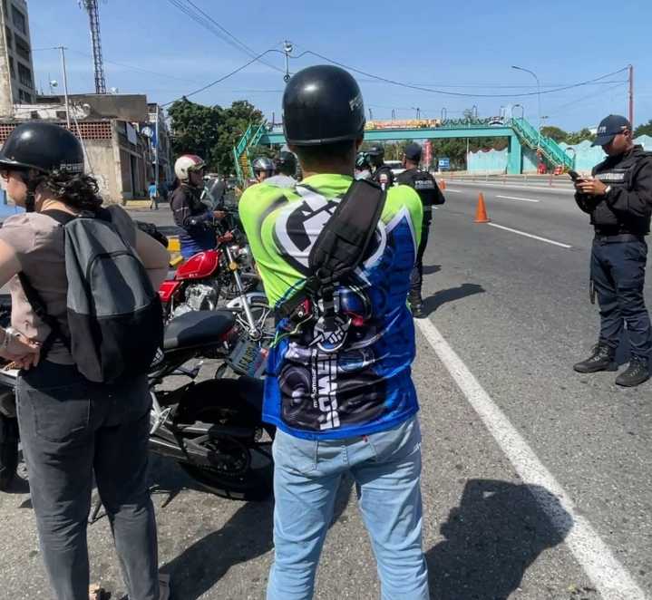Operativo de seguridad vial en la avenida Soublette