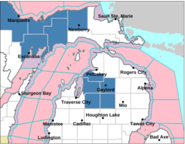 Winter Storm Watches expand in Michigan ahead of Thanksgiving storm system