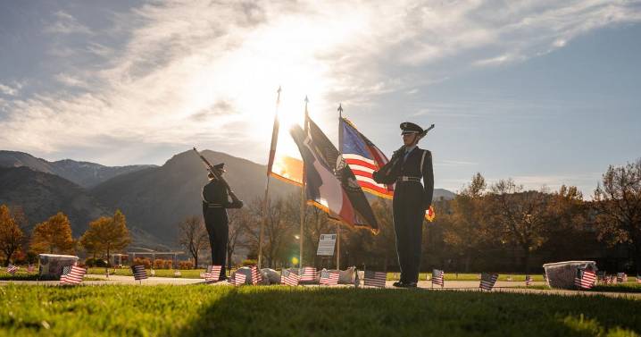 USU AFROTC cadets conduct 24-hour vigil to honor POW/MIA service members