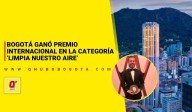 Bogotá ganó premio internacional en la categoría ‘Limpia Nuestro Aire’