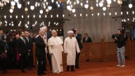 Pope visits Istanbul's Blue Mosque without praying as he focuses on unifying Christians
