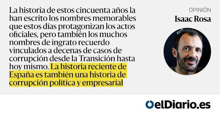 Cincuenta años de libertad... y de corrupción