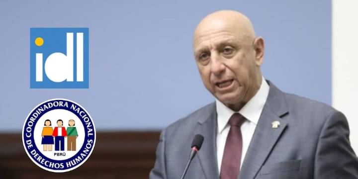 José Cueto sugiere iniciar un proceso sancionador contra IDL y la CNDDHH por pedir que Tomás Gálvez sea reemplazado como fiscal de la Nación