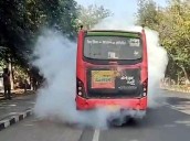 Bhopal News: White Smoke Emanates From Moving Bus, All Passengers Evacuated Safely