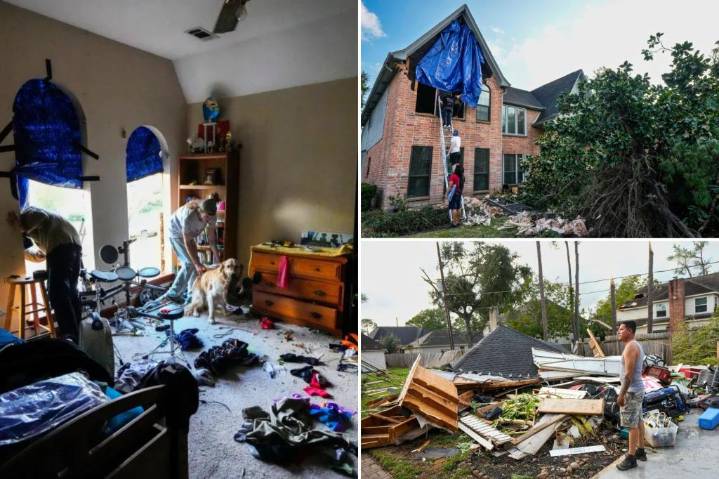 Over 100 homes damaged by tornado in Texas, devastating photos show