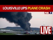 🔴LIVE: UPS Plane Crash Update