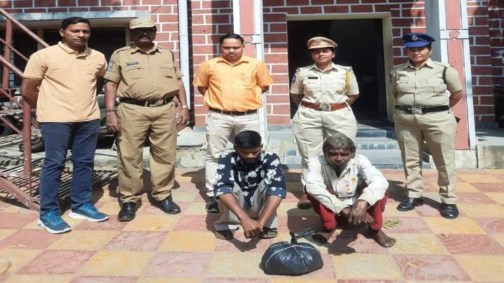 Excise officials nab two for ganja peddling in Hyderabad