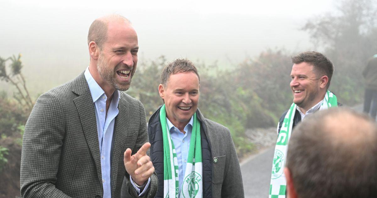 Prince William keeps touching promise to football club after solving pothole nightmare