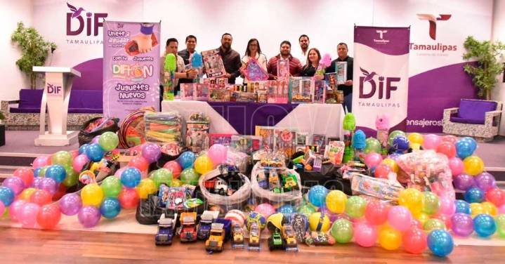 Turismo Tamaulipas se une al DIFTON 2025 con recolecta de juguetes