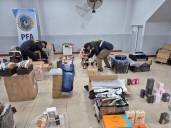 Millonaria incautación de contrabando en Corrientes: hallaron perfumes, cremas, zapatillas y anabólicos
