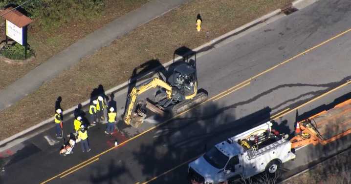 Gas leak closes road in Wake Forest :: WRAL.com
