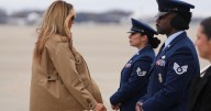 Melania Trump and Usha Vance are making an early holiday visit with North Carolina military families