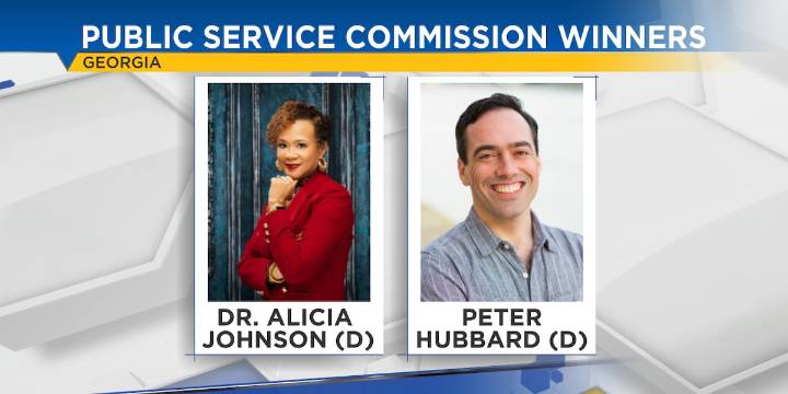 Two Democrats defeat GOP incumbents on Georgia Public Service Commission