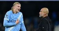 Erling Haaland and Pep Guardiola incident after Man City beat Leeds with star 'inconsolable'