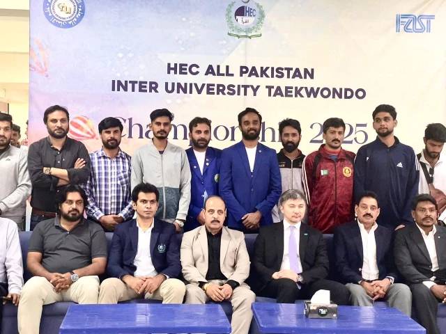 All Pakistan Inter University Taekwondo Championship concludes
