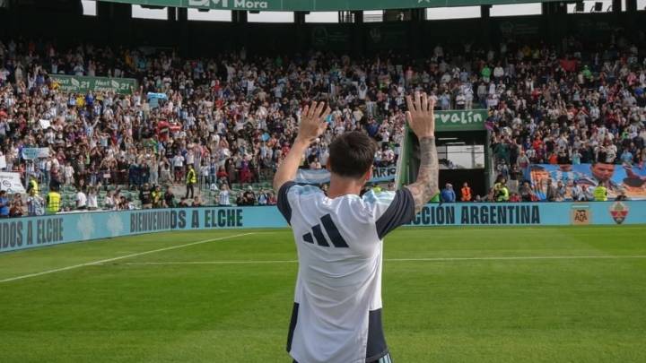 El mensaje de Lionel Messi luego de la práctica de la Selección Argentina en España