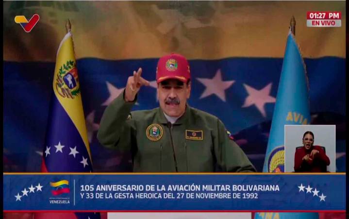 Presidente Maduro instó a la Aviación Militar a mantenerse lista para la defensa de la Patria