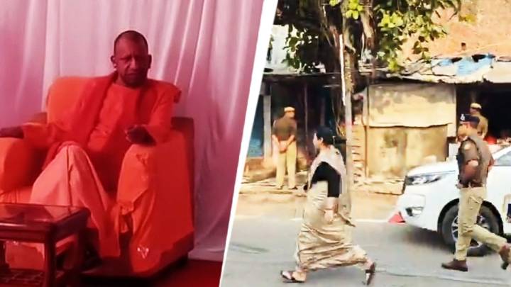 Video: UP officials make Usain Bolt-like sprint to reach Yogi Adityanath event