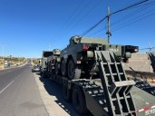 Arriban potentes máquinas de guerra del Ejército Mexicano a Parral