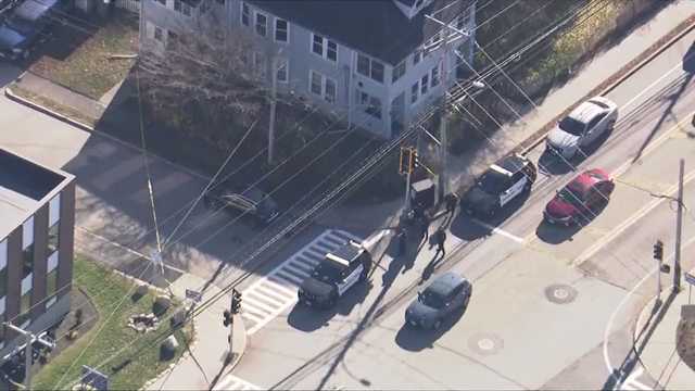 Pedestrian struck, seriously injured by truck near courthouse, police say