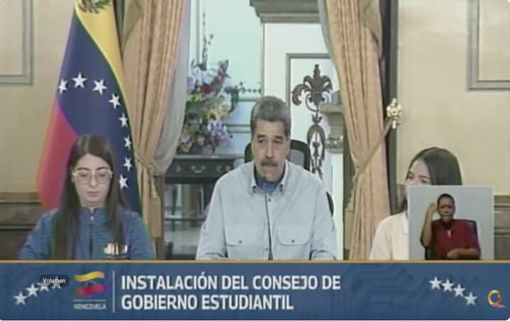 Presidente Maduro encabeza instalación del Consejo de Gobierno Estudiantil en Miraflores