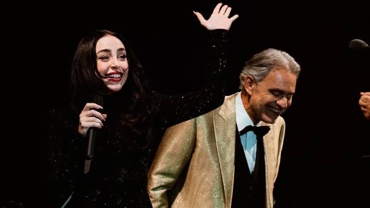Nicki Nicole se emocionó hasta las lágrimas al ser invitada por Andrea Bocelli y cantar “Vivo por ella”